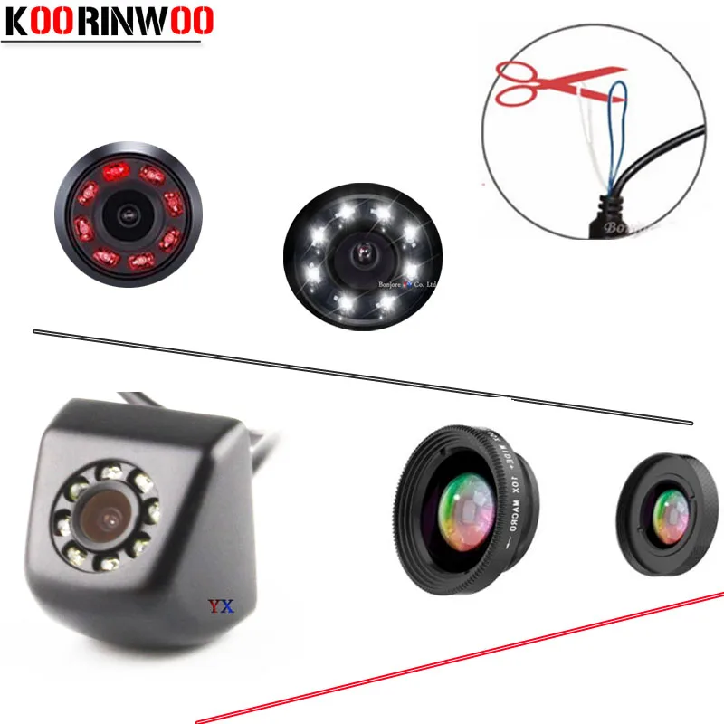 Koorinwoo парковочная Передняя камера Автомобильная заднего вида с функцией