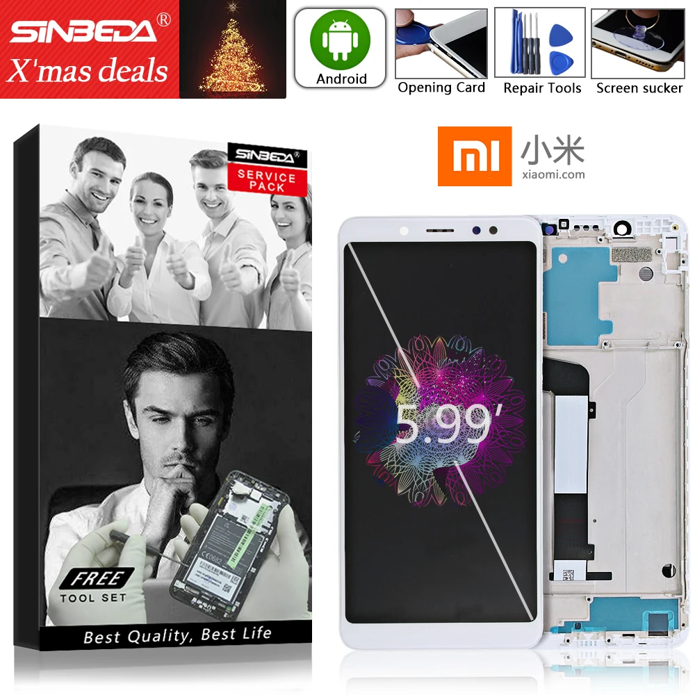 

5.99" Original For Xiaomi Redmi Note 5 Pro LCD Display Touch Screen With Frame for Xiaomi Redmi Note 5 LCD Display Note5 Pro LCD
