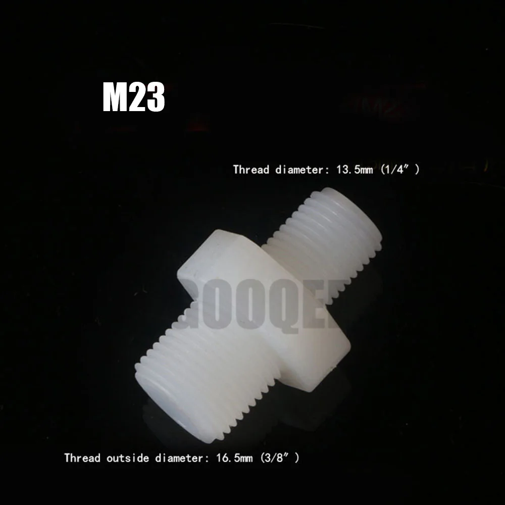 

Acoplador de conector de acoplamiento de tubería de plástico de nailon 1/4 "3/8" 1/2 "3/4" "para aceite de agua