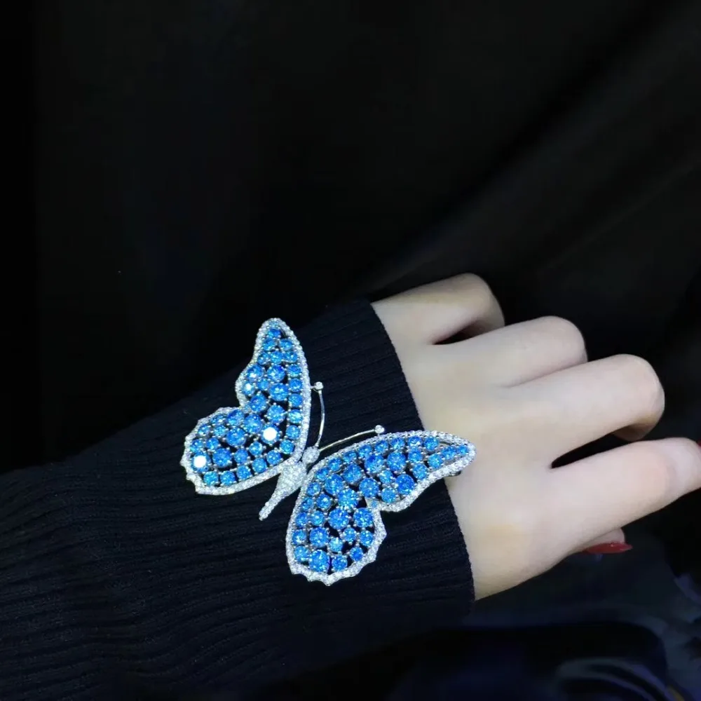 Женская Брошь в виде насекомого из серебра 925 пробы|jewelry pins brooches|fine jewelryjewelry brooch |