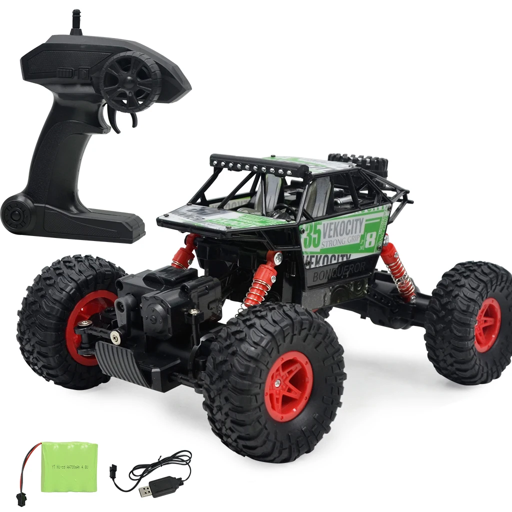 

MagiDeal 1/16 4WD RC Car Remote Control Climbing Buggy Truck Model Off-Road Buggy Kids Toy