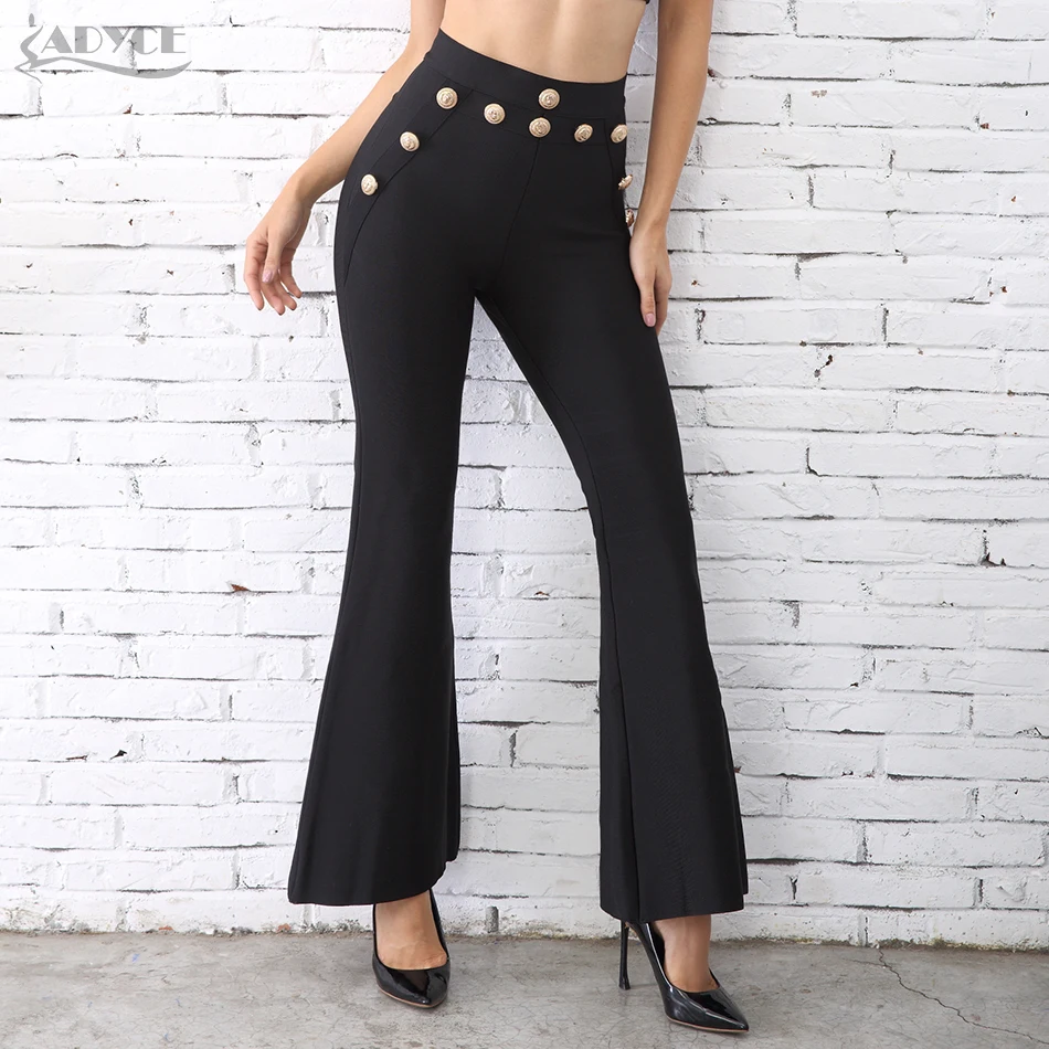 Женские облегающие брюки Adyce белые/красные широкие для лета 2020|fashion trousers|pants
