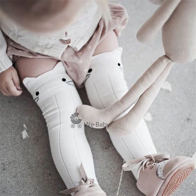 

KIKIKIDS MAKA KIDS Stocking Summer Spring Baby Knee High Socks For Girls Boys Toddler Tube Socks Fox/Eyes/Rabbit Cartton Socks