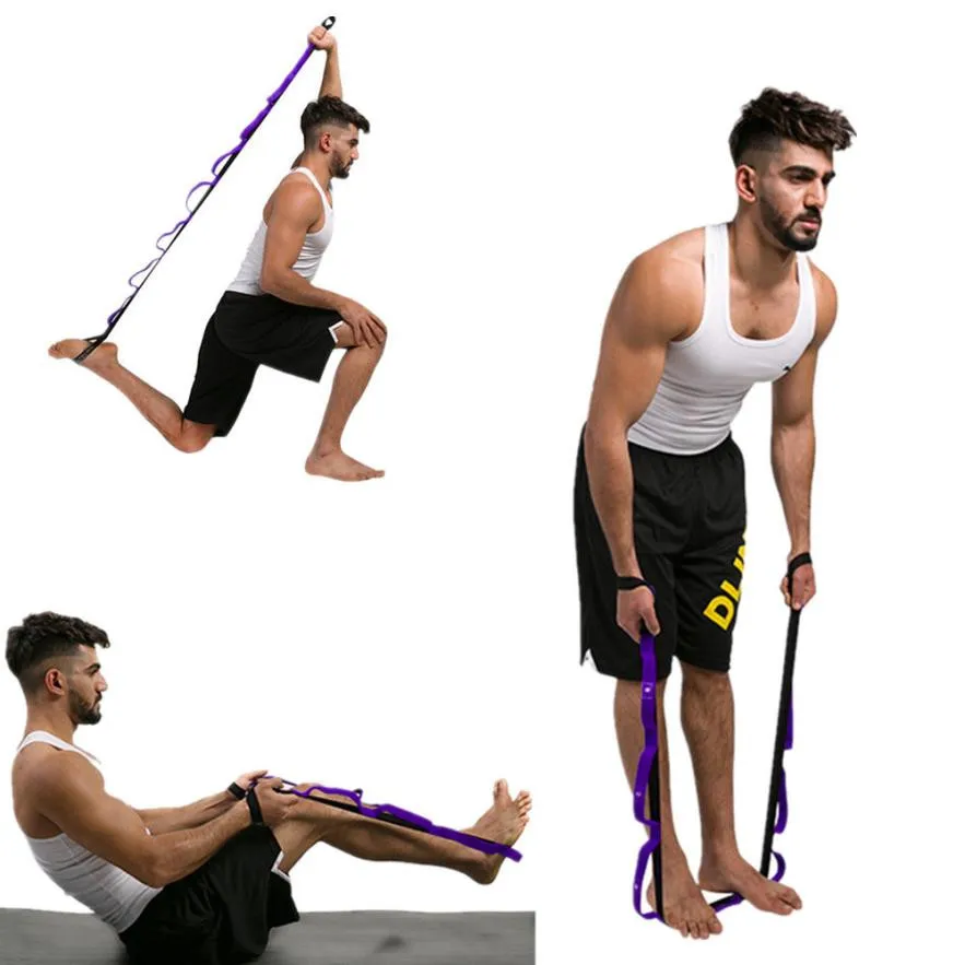 Высокое качество 2 м Йога растягивающийся ремень для йоги гибкие петли Пилатес спортивные тренировки резинки ejercicio esporte