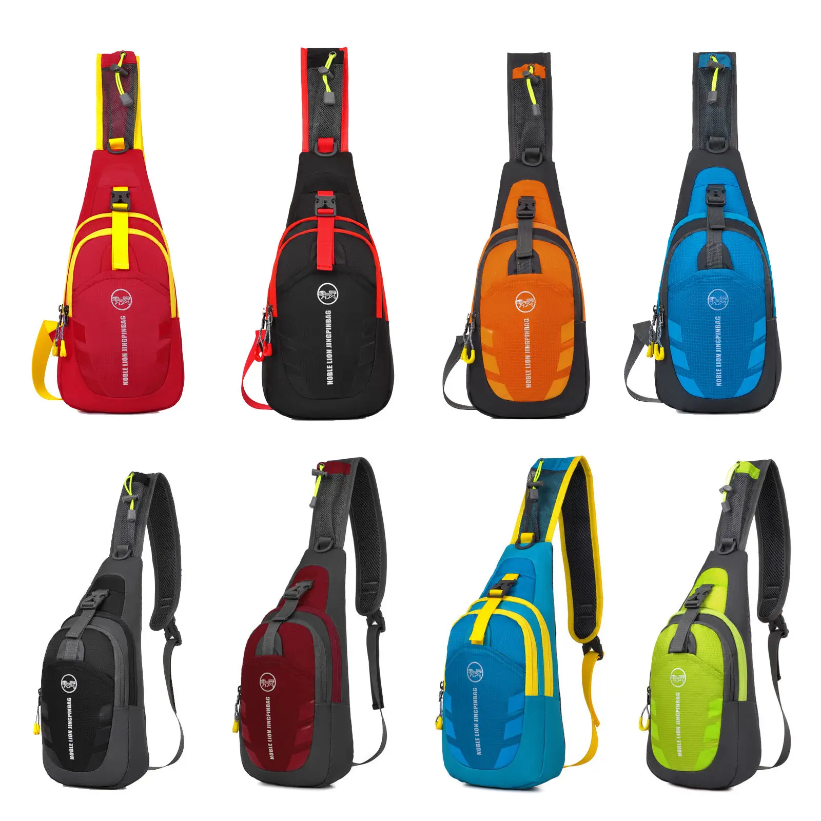

Unisex Nylon Travel Sports Shoulder Sling Day Pack Chest Bag Pouch Messenger NEW