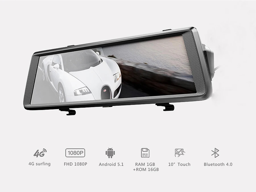 QUIDUX 1" ips Android Dashcam 4G Смарт зеркало заднего вида ADAS gps Navigetion FHD видео рекордер Bluetooth wifi Автомобильный видеорегистратор