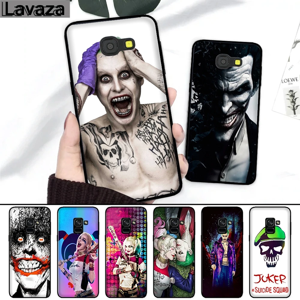 

Lavaza 20FF Suicide Squad Joker Harley Quinn Silicone Case for Samsung A3 A5 2016 2017 A6 Plus A7 A8 A9 J6 2018