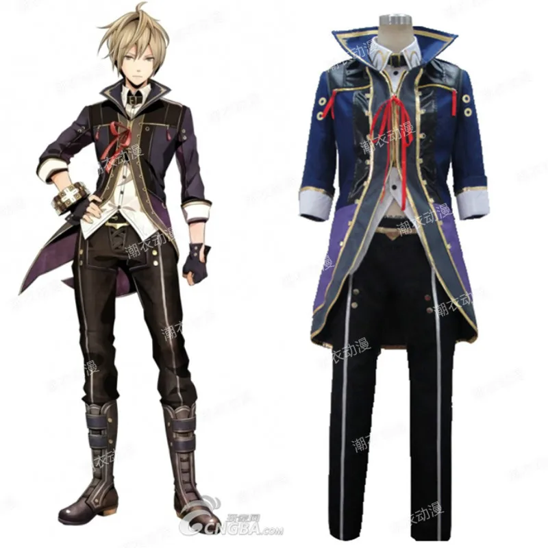Высококачественный костюм для косплея God Eater 2 Julius Visconti на заказ |