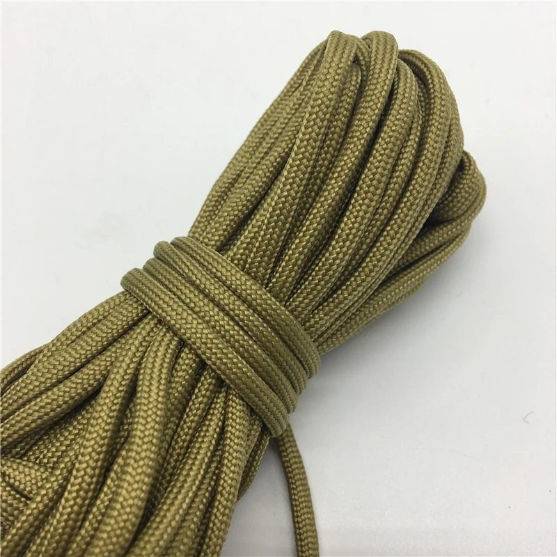 10Yards Paracord 550 Parachute Cord Lanyard Rope Mil Spec Type III 7 Strand Climbing Camping Survival Equipment DIY Paracord