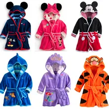 Children bath gown baby boys and girls Nightgown Pajamas New boy and girl cute cartoon bathrobe Nightgown dress Home Furnishing