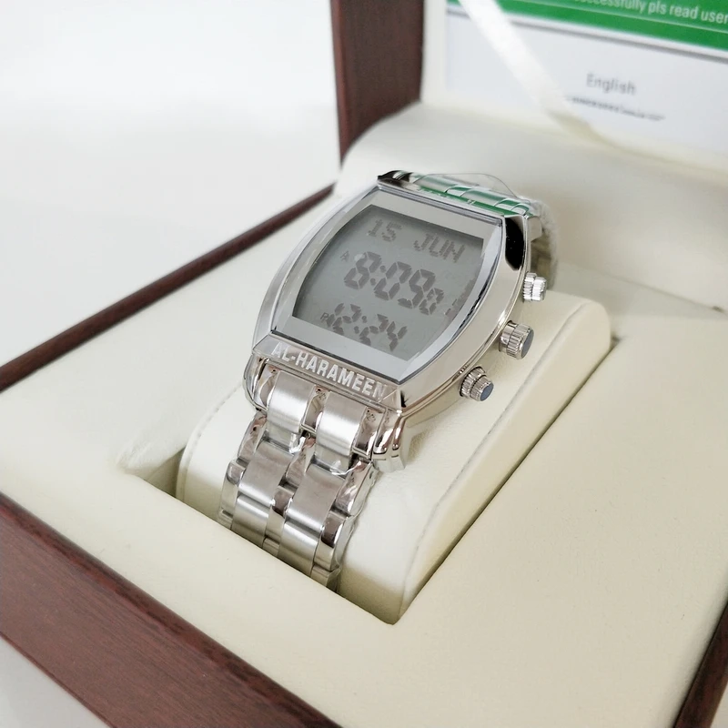 Muslim Adhan Time Watch for Prayer Islamic Qibla
