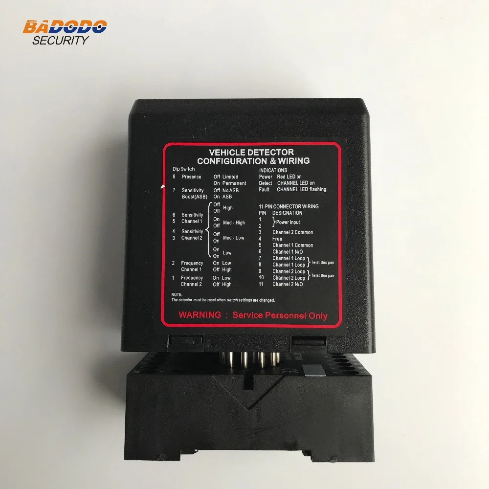 

PD232A 2 channel Vehicle loop detector for door opener,car parking management(barrier gate&ticket box),detect direction of car