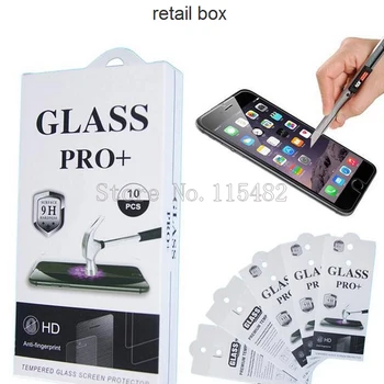 

200pcs For iPhone X Xr Xs Max 8 7 6S Plus Tempered Glass Screen Protector 9H 2.5D Anti-shatter Film For Samsung J3 J7 Prime 2017