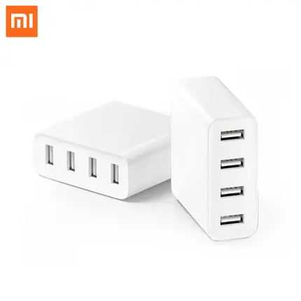 

Original 4 ports XIAOMI mi USB Charger Travel Charge Adapter For iphone/samsung/lg/sony/htc Mobile Phone