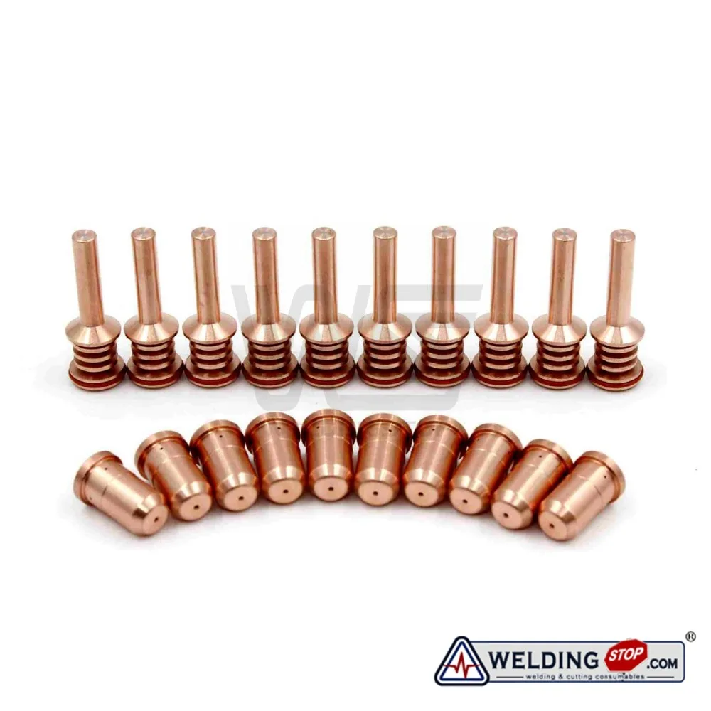 WS 420134 + 420132 AIR T30 Nozzle Tips + Electrodes Pwmx 30 Plasma cutting Consumables replacement kits 10+10pcs/lot