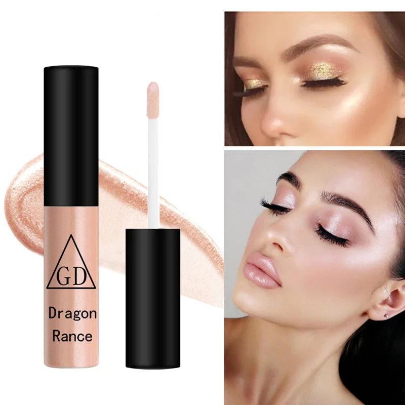 

Professional Makeup Contouring Highlight Cream Shimmer Brightener Face Glow Liquid Highlighter Cosmetics