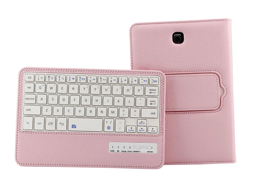 Беспроводной Bluetooth клавиатура чехол для samsung Galaxy Tab A S2 8,0 T710 T715 случаях стоять раскладушки кожаный планшет флип-чехол + пленка