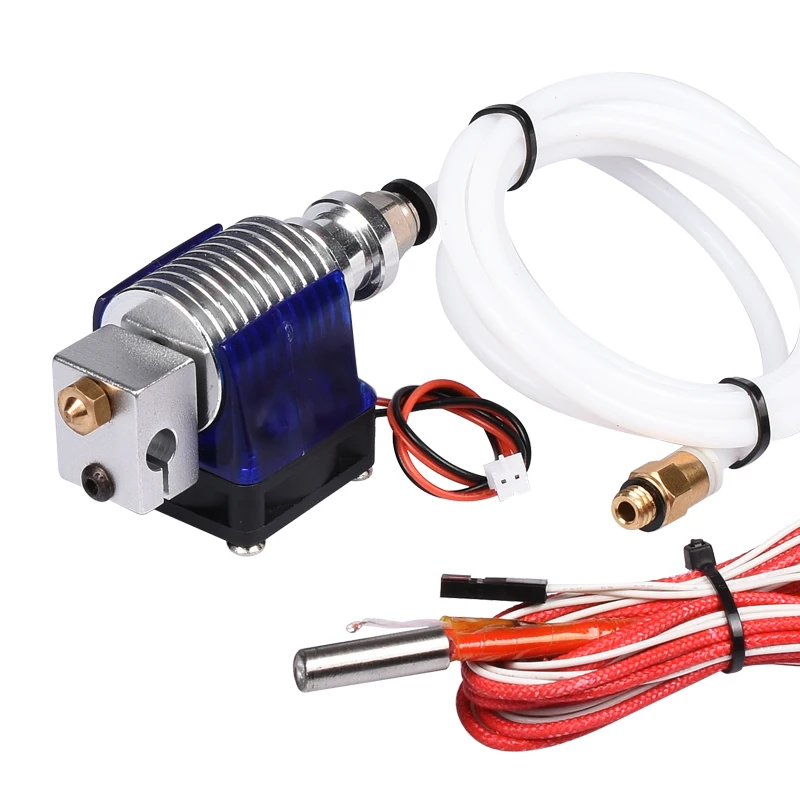 

3D V6 3D Printer J-head Hotend With PTFE Tube for 1.75mm/3.0mm Direct Filament Wade Extruder 0.2mm/0.3mm/0.4mm/0.5mm Nozzle