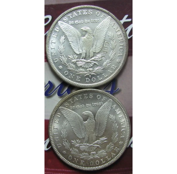 

COPY REPLICA Morgan dollar back UNC Two Face Copy Coin