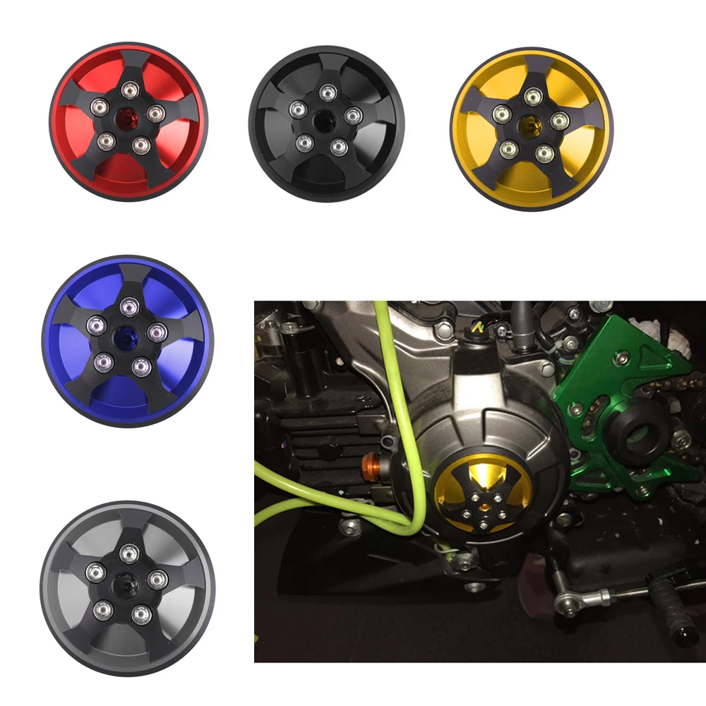 

Knight Motorcycle Accessories Engine Stator Side Protective Cover For kawasaki z125 pro 2015-2017 2015 2015 2016 2017 5 Colors
