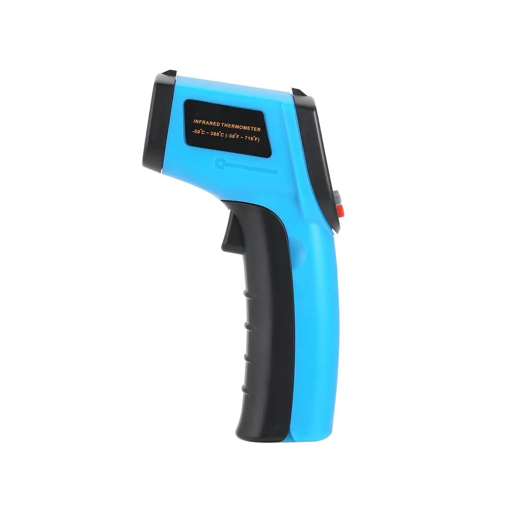 Non-contact LCD Display Digital IR Laser Infrared Thermometer Industry Temperature Gun with Data Holding Backlight Function