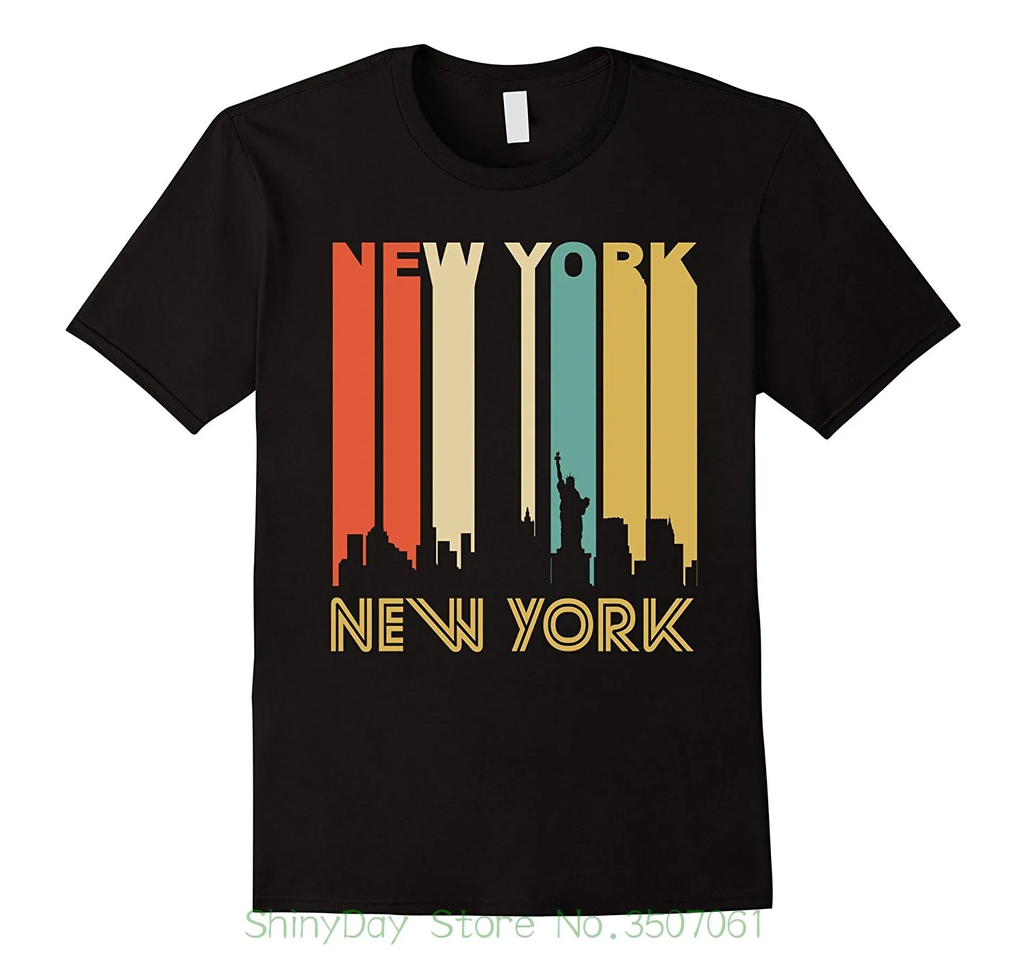 Different Colours High Quality 100 Retro 1970s New York City Cityscape