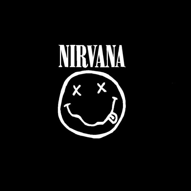 YJZT 11,4X15,8 см NIRVANA забавные виниловые наклейки черные/Серебристые автомобильные наклейки S8-0844 для стайлинга автомобилей