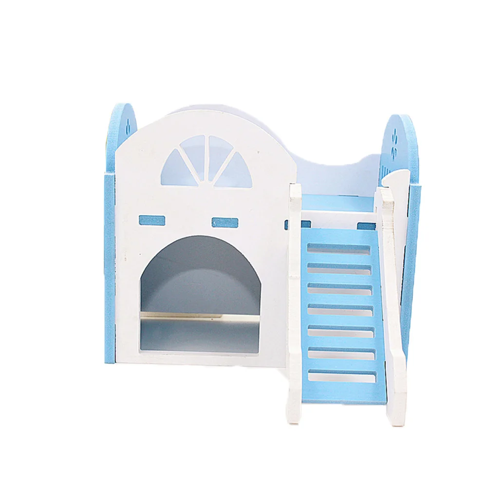 

Pet Small Animal Hamsters Amusement Park Sleep Nest Villa House Castle 2 Layers