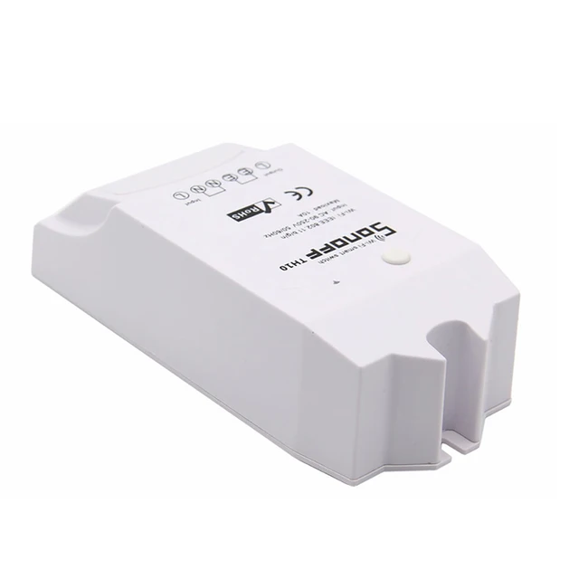 Sonoff TH10 Wi-Fi Smart Switch Smart Home Automation 10A 2200W Wireless Switch Modules With Temperature Sensor Humidity Monitor