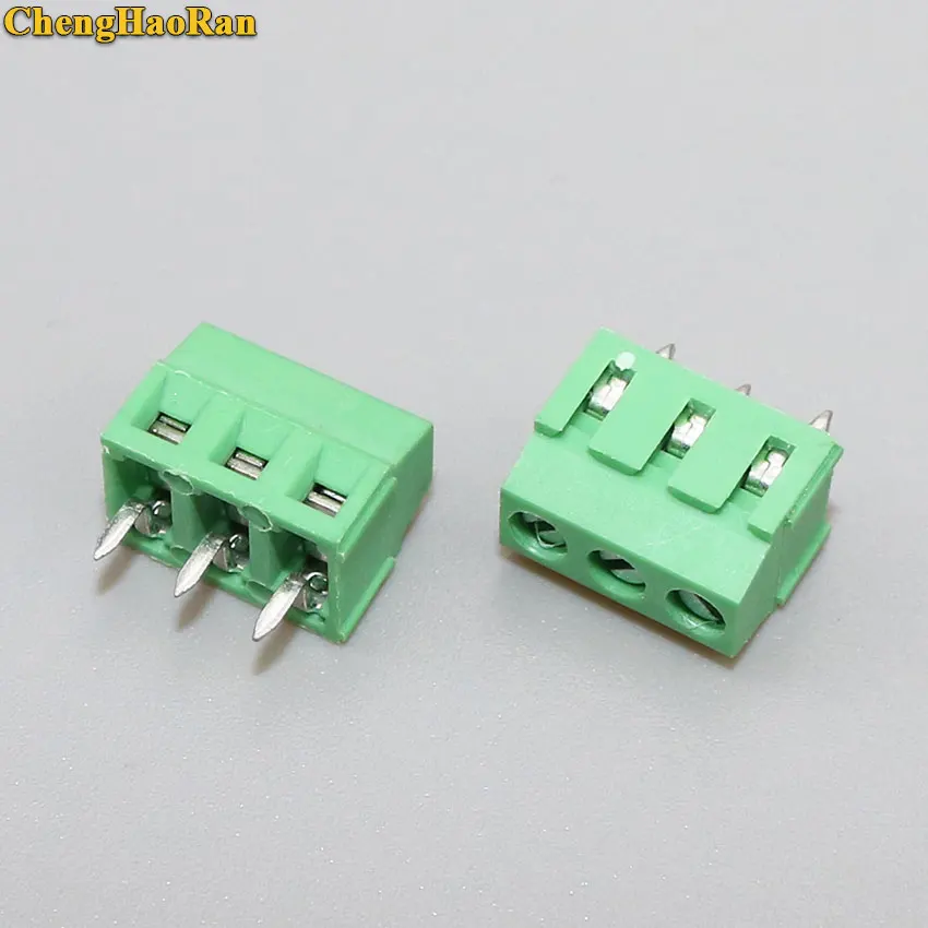 ChengHaoRan 3 81 мм PCB винтовой клеммный блок KF128 3.81mm шаг соединитель 300В/10А|Соединители| |