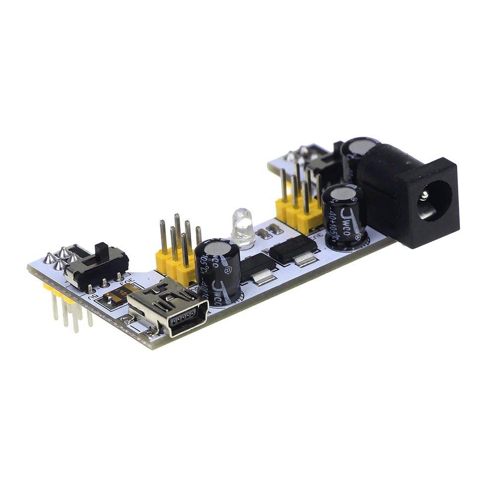 MB102 DC 7-12 В Micro USB интерфейс макет модуль питания MB-102 модуль 2 канала доска для arduino Diy Kit