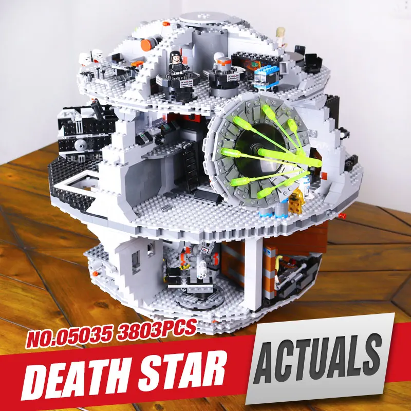 Free Shipping LEPIN 05035 Star Wars Death Star Building Block Bricks Toys Kits Mini figure Compatible