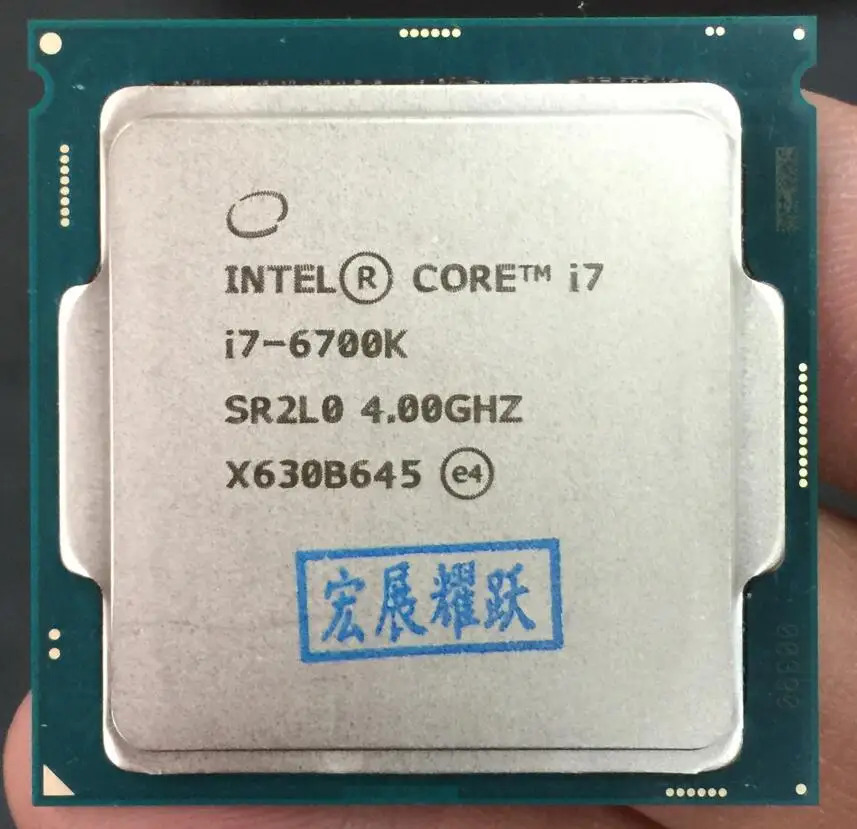 

Intel Core 6 series Processor I7 6700K I7-6700K CPU LGA 1151-land FC-LGA 14 nanometers Quad-Core cpu