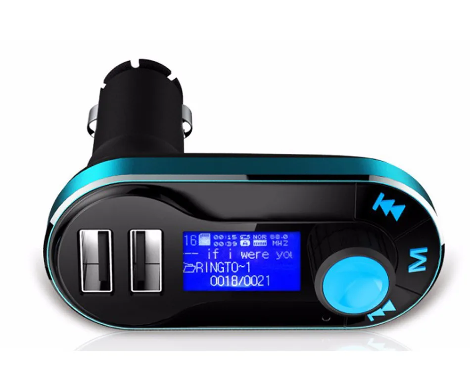 Bluetooth FM Transmitter Module Car Kit MP3 Players With USB SD Aux-in Handsfree Remote Control Car Charger For iphone Samsung-12