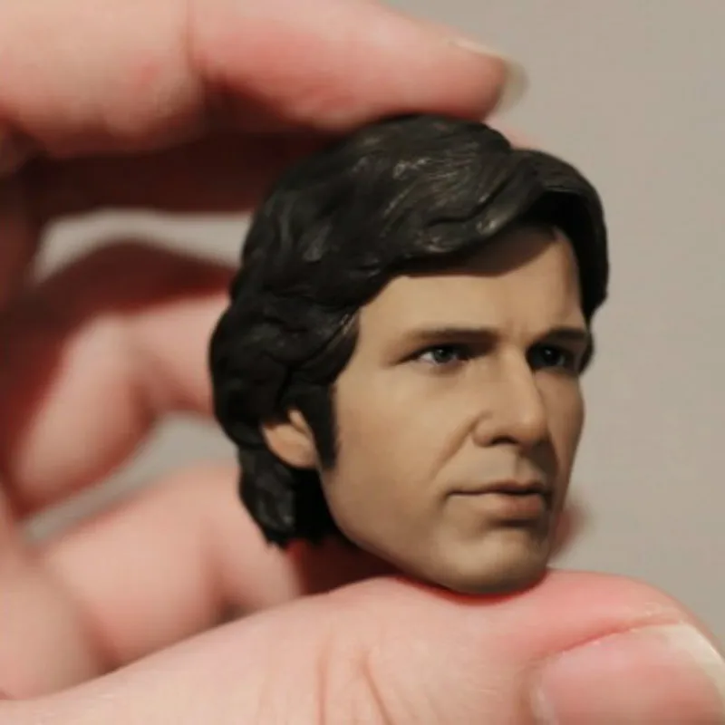 1//6 Han Solo Harrison Ford Head Sculpt Star Wars For Hot Toys PHICEN Male Figure