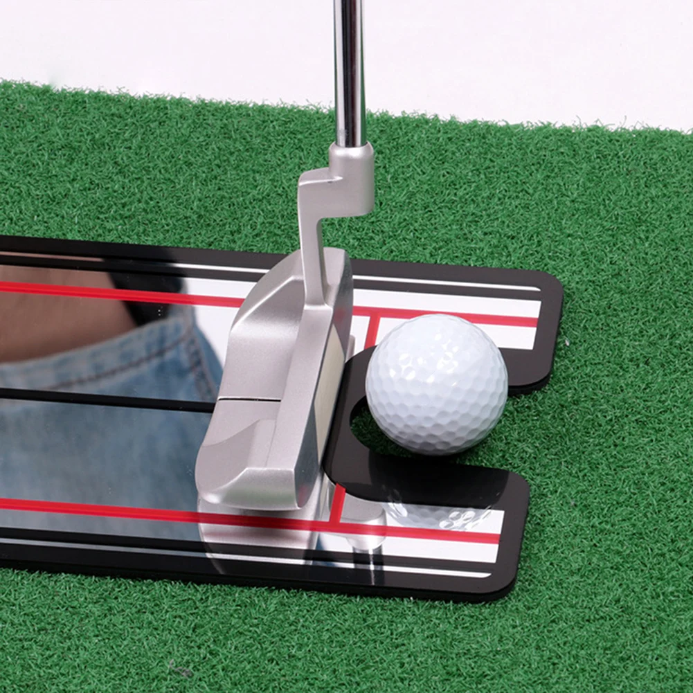 Клюшки для гольфа, зеркальный, который поможет избавиться от дома и улицы зеленый гольф положить отверстие ПЛАСТИНА подкладка для гольфа учебно-1 шт