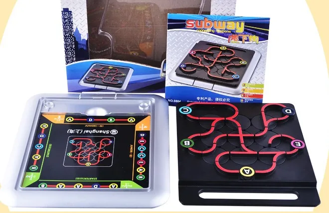 

1pc Subway Route Path Moving Board Game
