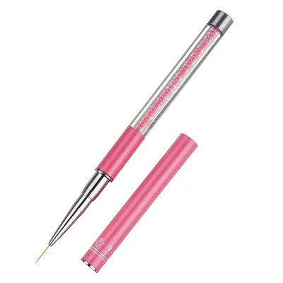 Инструменты для ногтей кисть для ногтей рисунки Дотсом гелевая подводка кисть цветная жемчужина Ручка для маникюра живопись ручка макияж женская мода - Цвет: Red