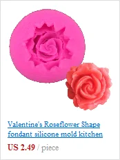Розы в форме помадки силиконовые резиновые формы для мастики Кондитерские аксессуары инструменты для украшения шоколадного торта FT-1023