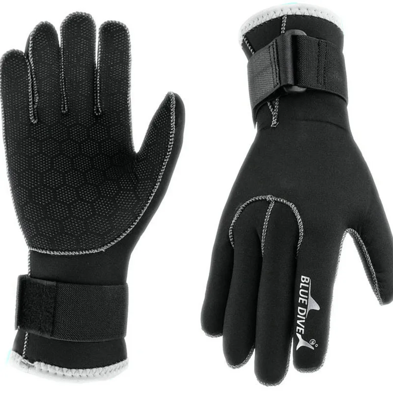 3mm Black Neoprene Scuba Swimming Diving Gloves Winter Keep Warm