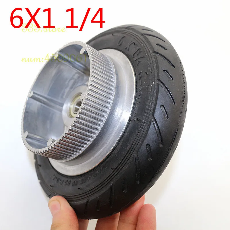 

150MM Wheel Aluminium Hub 6x1 1/4 tyre wheel Inner Tube Electric Scooter 6 Inch Pneumatic Tire Electric scooter belt size