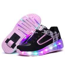 Детская роликовая обувь, роликовые коньки для мужчин и женщин, одноколесная детская обувь Heelys Wheel, детская обувь