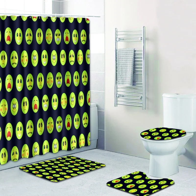 Бесплатная доставка 4 шт. коврики для ванной комнаты Нескользящие Tapis Salle De Bain Alfombra