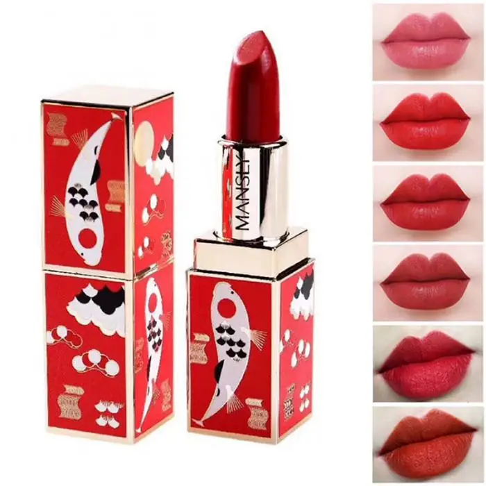 1 Pcs Forbidden City Lipstick Chinese Style Long Lasting Moisturizing for Women Lady 669