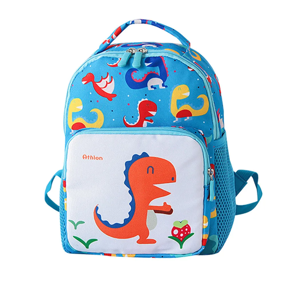 Нейлоновые детские рюкзаки с принтом динозавра, школьные сумки для детского сада, рюкзаки для маленьких мальчиков и девочек, милый рюкзак для малышей