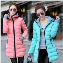 MIEGOFCE 2016 New spring jacket women winter coat women’s clothing warm outwear Cotton-Padded long Jacket coat Slim trench coat
