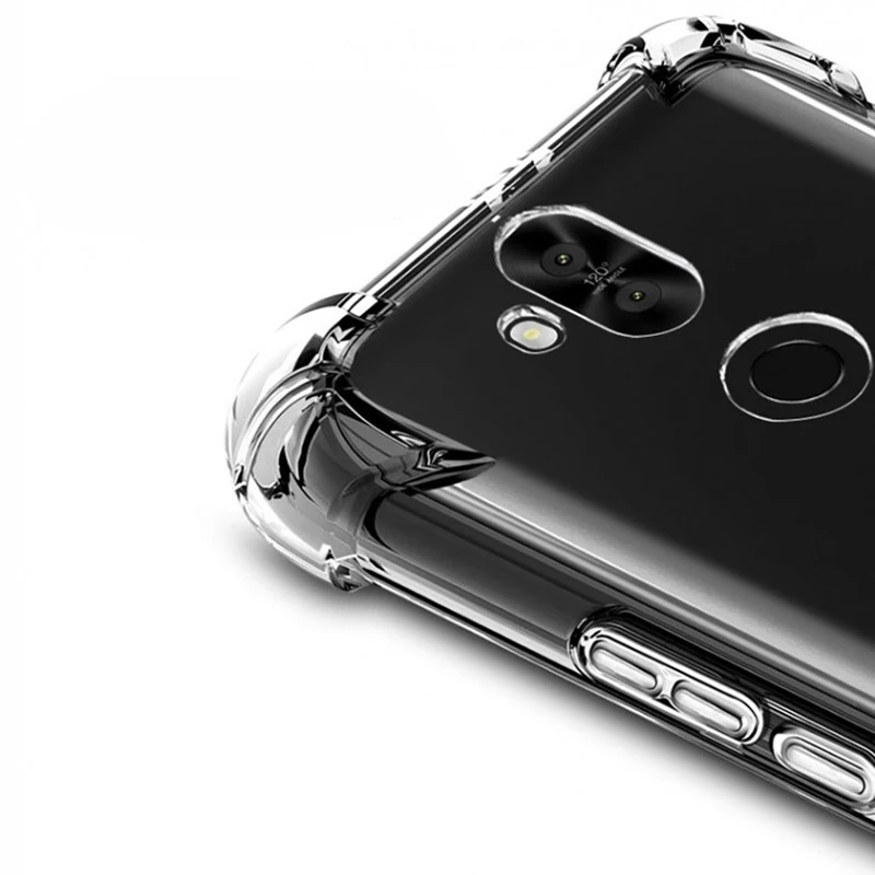 Противоударный прозрачный силиконовый чехол для Asus Zenfone 5 Lite ZC600KL ударопрочная