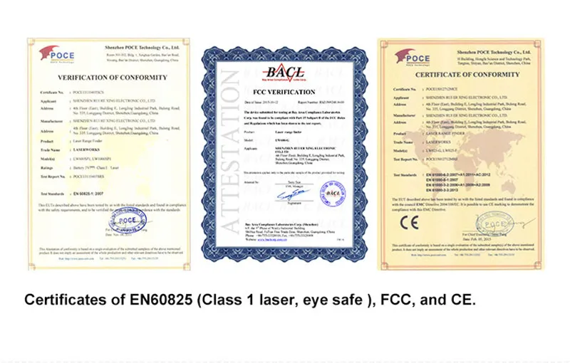 LaserWorks Laser Rangefinder 1200 meter Tree Height Measurement