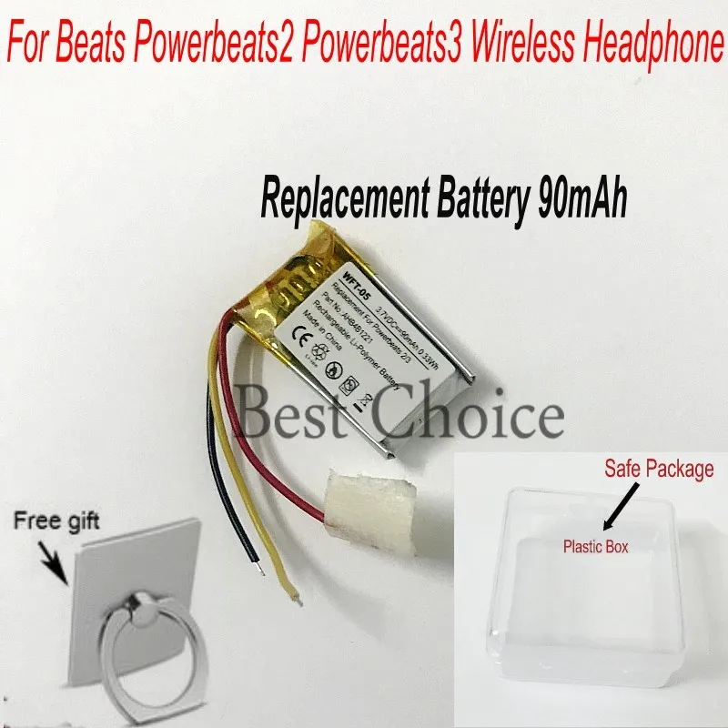 Новая замена 90 мАч 0.33Wh батарея AHB481221 для Beats Powerbeats3 Powerbeats2 беспроводные наушники |