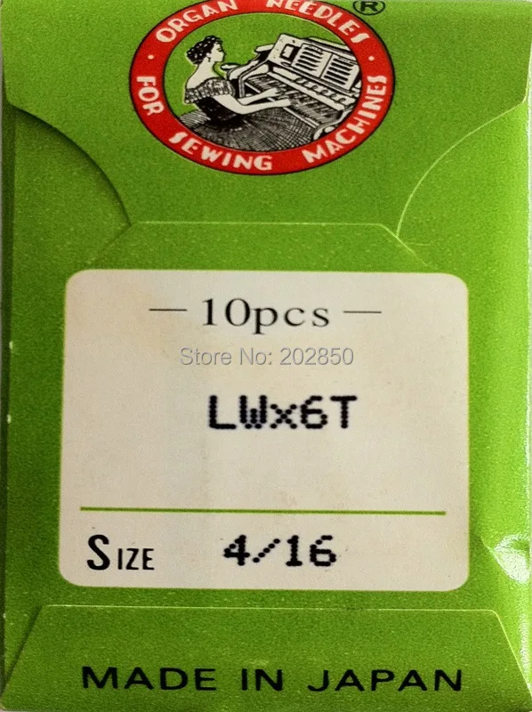 Organ Brand Needles LWX6T,4/16,10Pcs Needles /Lot,For Industrial Blind